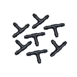 Connecteur en T en plastique noir pour tuyau de lave-auto, 10 pièces, pièces automobiles à usage général - Product Image 1