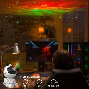Modern astronot bulutsusu için projektör gece işık uzaktan kumanda lambası çocuk odası Bar dekor için AC Powered Dropshipping - Product Image 4