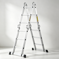 Échelle pliante multifonctionnelle professionnelle en aluminium pour la peinture
