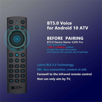 Control Remoto Inteligente por Voz con Retroiluminación G20S PRO Plus BT 5.0 2.4G de Modo Dual, para Android TV Box y Computadora