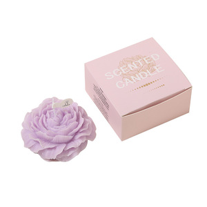 <span class=keywords><strong>Bougie</strong></span> parfumée créative multicolores en forme de fleur, parfum d'ambiance pour la maison, fournitures de décoration de fête, bougies parfumées en forme de pivoine - Product Image 6