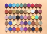 Mini DIY Neon Lidschatten-Palette Hochpigmentierte Einzelfarben Veganer Glitzer-Lidschatten Schimmerndes Finish Private Label Make-up