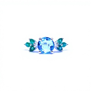 Bague de mariage classique en argent sterling 925 pour femme, forme géométrique, zircon, plaqué argent - Product Image 6