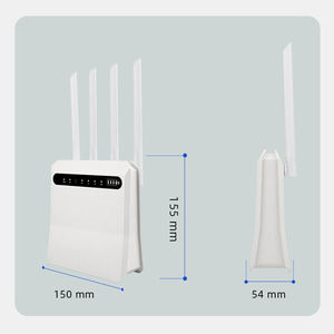 Módem 4G LTE Versión C521, Router WiFi 4G, Ranura SIM, Cinco Puertos RJ45, Cuatro Antenas, Batería Incluida, 300mbps Máx., Firewall - Product Image 4