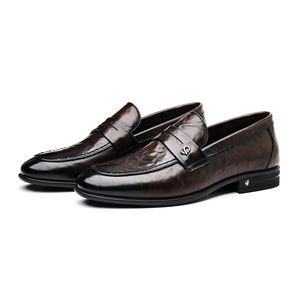 Zapatos de Cuero para Hombre Primavera 2026 - Calzado Formal de Negocios para Traje - Zapatos Casuales de Alta Gama para Hombre - Cuero Genuino - Product Image 5