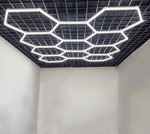 Temperatura personalizada 3000K ~ 6500K Hexagonal Garage Honeycomb Nightclub Techo Led Luz Coche Detalle Estudio Luces DE TRABAJO - Product Image 2