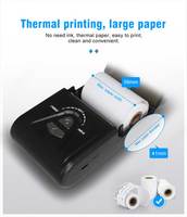 Sistem Android IOS Seluler 80Mm, Printer Portabel Bluetooth Wifi Bercetak Banyak Bahasa Genggam Sistem Android IOS Seluler