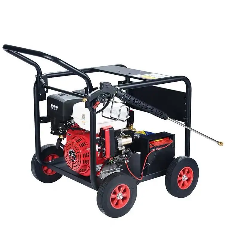 휴대용 가솔린 엔진 세차기 5.5HP 2200psi 150Bar 고압 세척기 판매