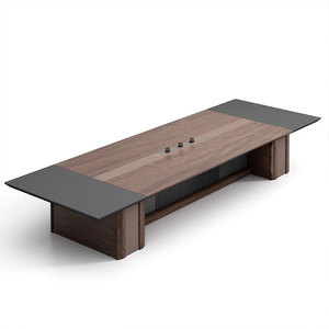 Liyu giá bán buôn đồ nội thất bằng gỗ điều hành hội nghị quản lý tổ chức CEO bàn và bàn họp cho văn phòng máy trạm - Product Image 6