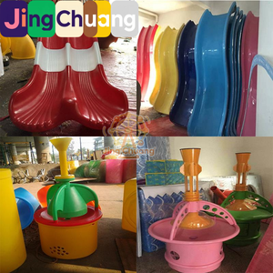 Tobogán de agua de plástico en espiral tipo S individual y doble para jardín de infantes, accesorios de tobogán para niños, de fábrica. - Product Image 1