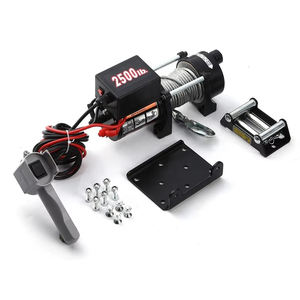 بدى 2500lbs 12V/24V DC سيارة صغيرة رخيصة سلك حبل ونش كهربائي - Product Image 1