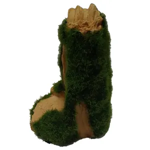 Resin Handicraft Tree Stump Flocking Manufacturer For Direct Sales Of Home Decoration