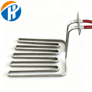 Calentador Eléctrico de Tubo Plano Cuadrado, Elemento Calefactor Tubular para Freidoras, para Restaurantes de Comida Rápida - Product Image 4