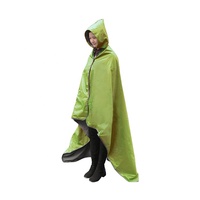 Poncho de pluie imperméable en EVA de couleur unie |   Imperméable à capuche unisexe réutilisable pour moto, vélo, camping en plein air, randonnée
