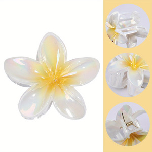 Bãi biển Kỳ nghỉ kẹp tóc Bohemia Trứng Hoa cá mập tóc Clip Gradient tóc Claw cho cô gái phụ kiện - Product Image 3