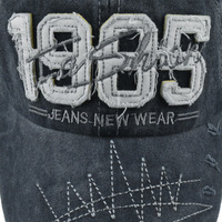 Topi Baseball Distressed Number Patch 1985 untuk Pria Wanita, Katun Dicuci, Retro, Model Dad Hat, Topi Pelindung Matahari Outdoor, Grosir