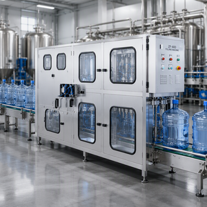 Machine de remplissage automatique <span class=keywords><strong>d</strong></span>'<span class=keywords><strong>eau</strong></span> minérale en fûts de <span class=keywords><strong>5</strong></span> gallons, ligne de production de lavage et de bouchage de bouteilles de 20 L pour l'<span class=keywords><strong>eau</strong></span> potable pure - Product Image 5