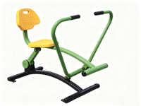 Máquina de remo y andador de aire de acero galvanizado duradero para exteriores, equipo de fitness para parques públicos y gimnasios, ejercicio de cuerpo completo