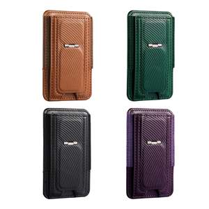 Tarjetero Magnético Minimalista de Moda, Portátil, de Cuero PU y Aluminio ABS, con Bloqueo RFID, para Hombre, Compatible con iPhone 12-17, para Tarjetas de Crédito - Product Image 3