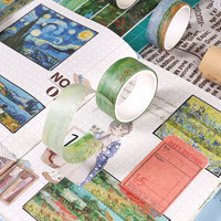 12 rouleaux Van Gogh Vintage large ruban Washi décoratif pour la journalisation Scrapbooking fournitures Vision Board fournitures