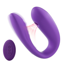 Vibrateur pour couples à télécommande, 10 modes de vibration, stimulation double portable, jouet pour adultes en silicone pour femmes et hommes, jeu intime