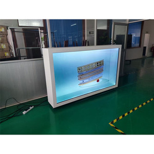21.5 ''32'' 43 ''Holographic hiển thị trong suốt Showcase ai holobox 3D <span class=keywords><strong>LCD</strong></span> quảng cáo kỹ thuật số biển với mạng Android - Product Image 4