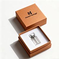 Boîte d'emballage en pâte à papier moulée pour ampoules et flacons de peptides, boîte d'emballage pour produits de beauté et soins de la peau avec insert
