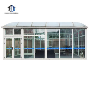 Véranda isolante à double vitrage en alliage d'aluminium 6063 T6 certifiée CE, résistante au vent et au soleil, avec garantie de 10 ans - Product Image 1