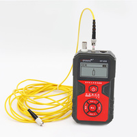 Testeur de câbles RJ11 RJ45 LCD avec traceur BNC/USB pour CAT5/CAT6/coaxial, mesure de longueur anti-EI, alimenté par piles AAA