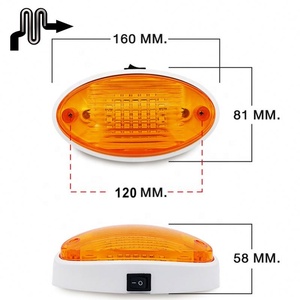 Lumière de porche à 48 LED, éclairage de camping-car 12 volts, lumière de plafond LED blanche - Product Image 5