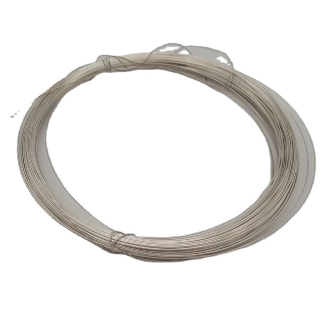 AgNi10/AgNi15/AgNi20 Silver Nickel AgNi Alloy Wire Electrical Silver Contacts with Customizable Composition and Specification