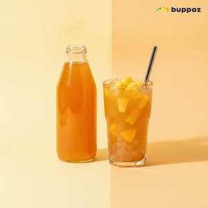 Sirop de fruits d'ananas 5kg Bouteille Halal HACCP Végétarien pour les magasins de Bubble Tea et de Milk Tea OEM - Product Image 6