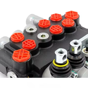 Bobine de vanne directionnelle monobloc manuelle et joystick P40 (4 bobines 4 sections) 250 bar pour pièces de machines de construction - Product Image 2