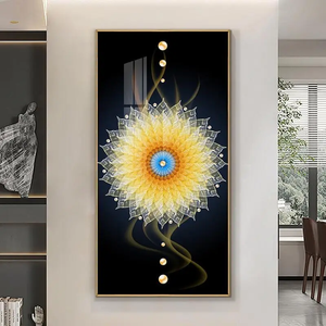 Pittura <span class=keywords><strong>per</strong></span> la casa creativa astratta all'ingrosso della fabbrica pittura a foglia di bodhi pittura porcellana di cristallo di vetro - Product Image 3