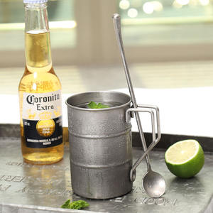 วินเทจไวกิ้งยุคกลางรับประทานอาหารวัวแตรเบียร์<span class=keywords><strong>Ale</strong></span>ดื่มถ้วยแก้วขาตั้งธรรมชาติCampingแก้วสแตนเลสร่วมสมัย370Ml - Product Image 3