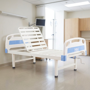 <span class=keywords><strong>LEHO</strong></span> Fabricante Mayorista Cama Hospitalaria Manual de Alta Calidad con Certificación CE, 4 Ruedas, 2 Años de Garantía y Respaldo Ajustable - Product Image 1