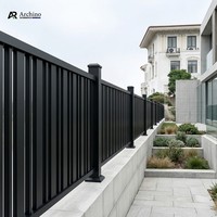 Clôture de jardin en alliage d'aluminium décorative, anti-rouille, directement de l'usine, panneaux de clôture en métal pour la conception paysagère extérieure, maison