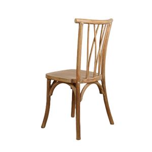 Nueva Silla Apilable Clásica <span class=keywords><strong>Botanica</strong></span> con Estructura de Madera para Banquetes, Bodas, Eventos, Hoteles, Fiestas y Comedores - Product Image 2