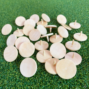 Wooden <b>Golf</b> Ball Markers 25mm Portable Outdoor Use - Product Image 1