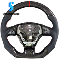 Volant de voiture personnalisé en cuir et fibre de carbone forgée pour Mazda3 Speed3 6 5 8 CX5 RX7 MX5 CX90 BL GH GG GY CX7 RX8 2003 2015
