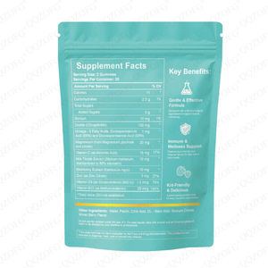 Personnalisation de supplément multivitaminé 9-en-1 zéolite oméga-3 magnésium sureau chardon zéolite bonbons pour enfants pour enfants - Product Image 2