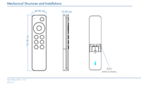 Télécommande RF 12 touches pour gradation 1 zone/4 zones, RGB, RGBW, CCT, pour contrôleur LED RL1 RL2 RL3