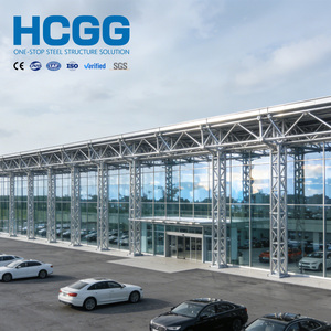 Salle d'exposition en structure métallique, bâtiment de showroom, grand espace <span class=keywords><strong>commercial</strong></span> préfabriqué à grande portée, aménagement personnalisé - Product Image 6