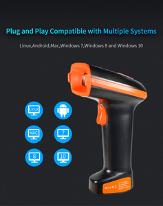 1D 2D Qr Barcode leser <span class=keywords><strong>Handheld</strong></span> <span class=keywords><strong>Wireless</strong></span> Laser Barcode <span class=keywords><strong>Scanner</strong></span> für Quittung Registrier kasse Inventar Bank Cheque - Product Image 5