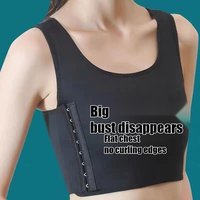 Débardeur de compression sans couture pour femme, gilet de maintien de poitrine mince, débardeur de sport anti-choc, sous-vêtement étudiant S-3XL