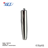 Fabrication émetteur en métal avec antenne 5 canaux sans fil Auto Gate Learning Code EV1527 télécommande serrure de porte YET2148