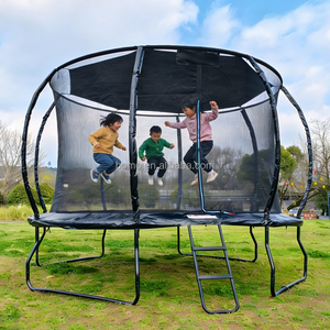 Trampolines Zoshine, trampoline rond de 10 pieds pour l'extérieur, grande taille personnalisée de 6 à 16 pieds, trampoline de loisirs avec filet de sécurité - Product Image 3