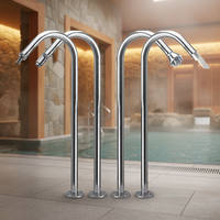 Buse de fontaine en acier inoxydable pour jets d'eau, douches spa et jets de massage, pour hôtels, spas et centres de sources chaudes, Fourniture d'usine