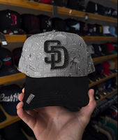 Casquette de baseball brodée 5 panneaux en daim de qualité G5 OEM/ODM, modèle Dandi Hats X Sad Boyz, pour hommes, Gorras the Beard Hats, Barbas Hats