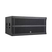 Gooermi V-218S Double Subwoofer Passif 18 Pouces 1800W Haut-parleur de Basse Professionnel Haute Puissance pour Scène, Son Live, Club, Événement